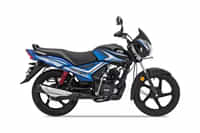 TVS Star City+ Black Blue colour 