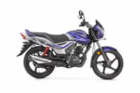 TVS Star City+ Blue Silver colour 