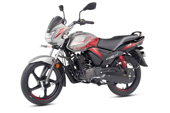 TVS Star City+ in Grey Black TVS Star City+ in Grey Black