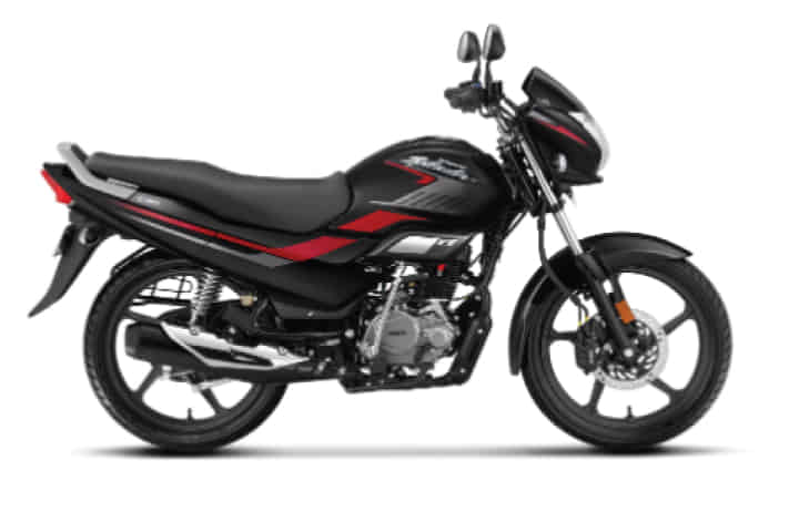 Hero Super Splendor 2021-2025 in Black Sports Red