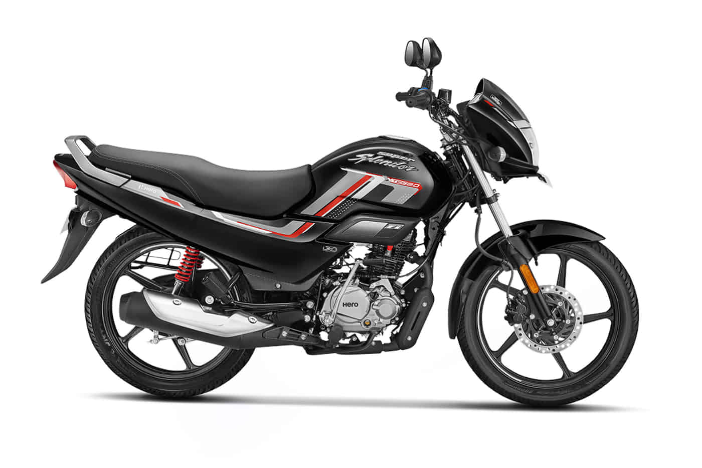 Super Splendor Xtec in Glossy Black - XTEC 2.0