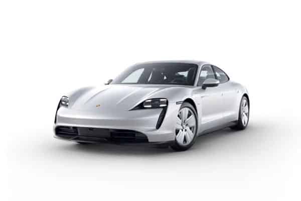 Porsche Taycan in Carrara White Metallic Porsche Taycan in Carrara White Metallic