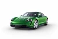 Porsche Taycan Mamba Green Metallic colour Cars Porsche Taycan Mamba Green Metallic colour Cars