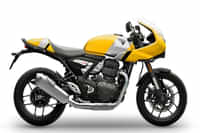 Triumph Thruxton 400 Metallic Racing Yellow / Aluminium Silver colour Bikes Triumph Thruxton 400 Metallic Racing Yellow / Aluminium Silver colour Bikes