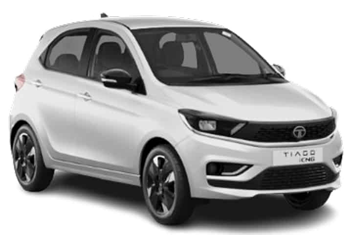 Tiago CNG in Pristine White