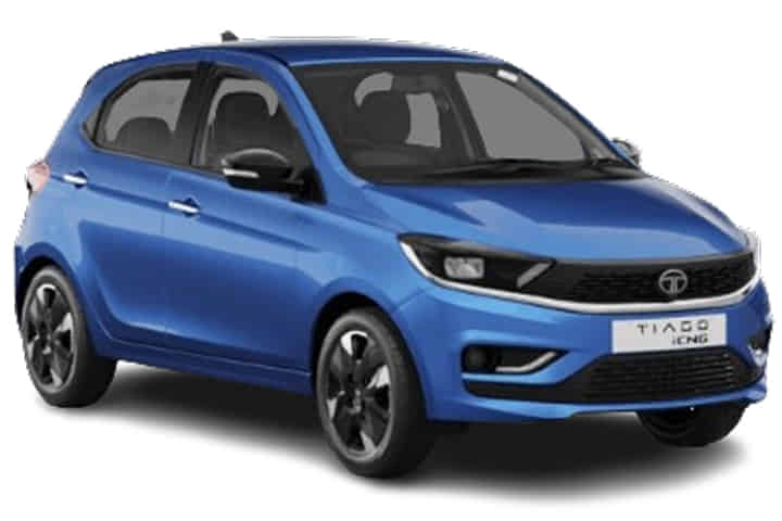 Tiago CNG in Tornado Blue