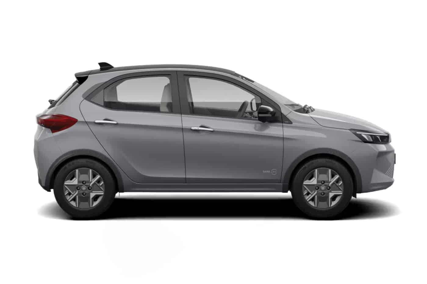 Tiago EV in Pure Grey with Dual Tone