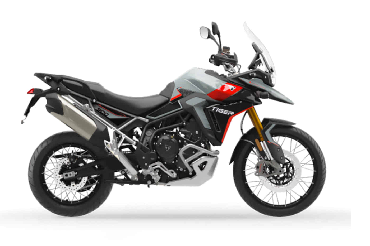 Tiger 900 in Ash Grey / Intense Orange Tiger 900 in Ash Grey / Intense Orange