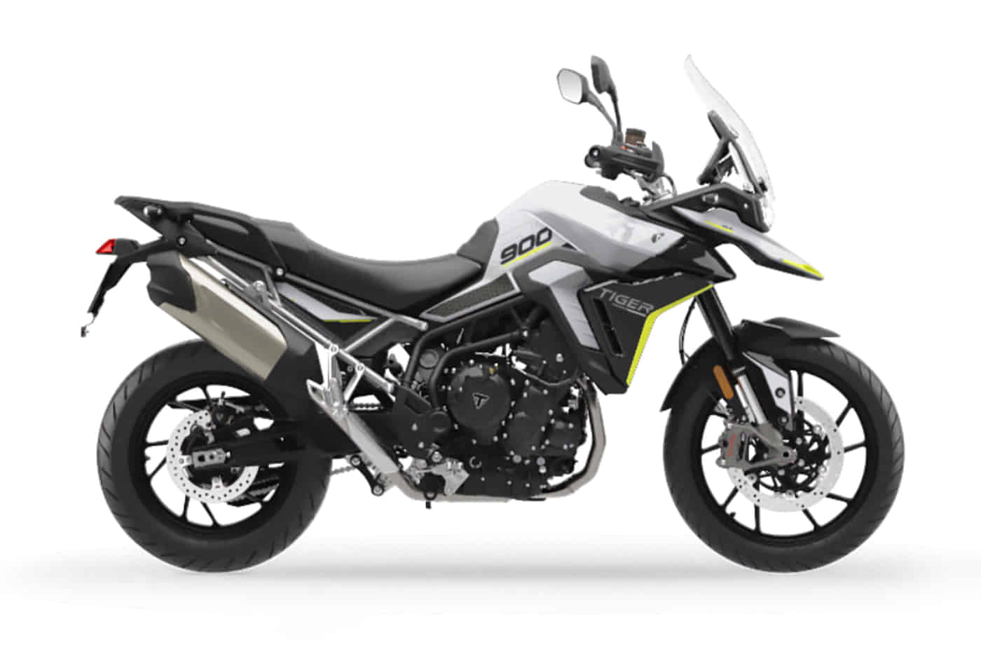 Tiger 900 in Snowdonia White / Sapphire Black Tiger 900 in Snowdonia White / Sapphire Black