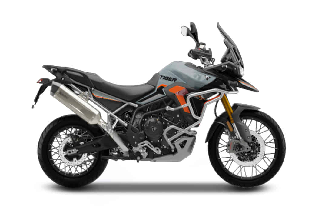 Triumph Tiger 900 in Urban grey / Sapphire black Triumph Tiger 900 in Urban grey / Sapphire black