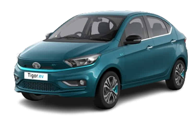 Tata Tigor EV in Signature Teal Blue 