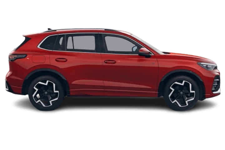 Tiguan R-Line in Persimmon Red Metallic Tiguan R-Line in Persimmon Red Metallic
