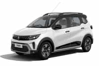 Renault Triber Ice cool white with mystery black roof colour  Renault Triber Ice cool white with mystery black roof colour