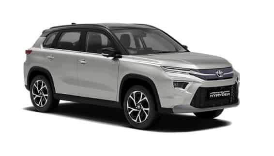 Urban Cruiser HyRyder in Cafe White with Midnight Black