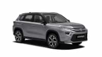 Toyota Urban Cruiser HyRyder Enticing Silver with Midnight Black colour Cars