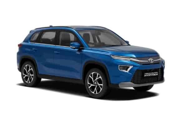 Urban Cruiser HyRyder in Speedy Blue