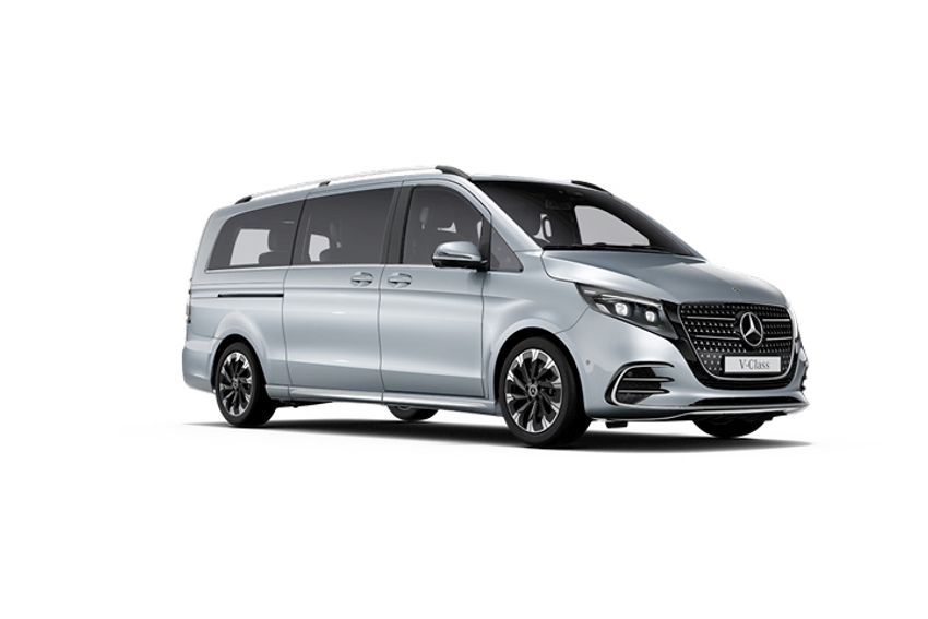 Mercedes-Benz V-Class Extra LWB in High-Tech Silver Metallic