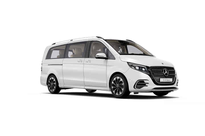 V-Class Extra LWB undefined in Rock Crystal White, Metallic