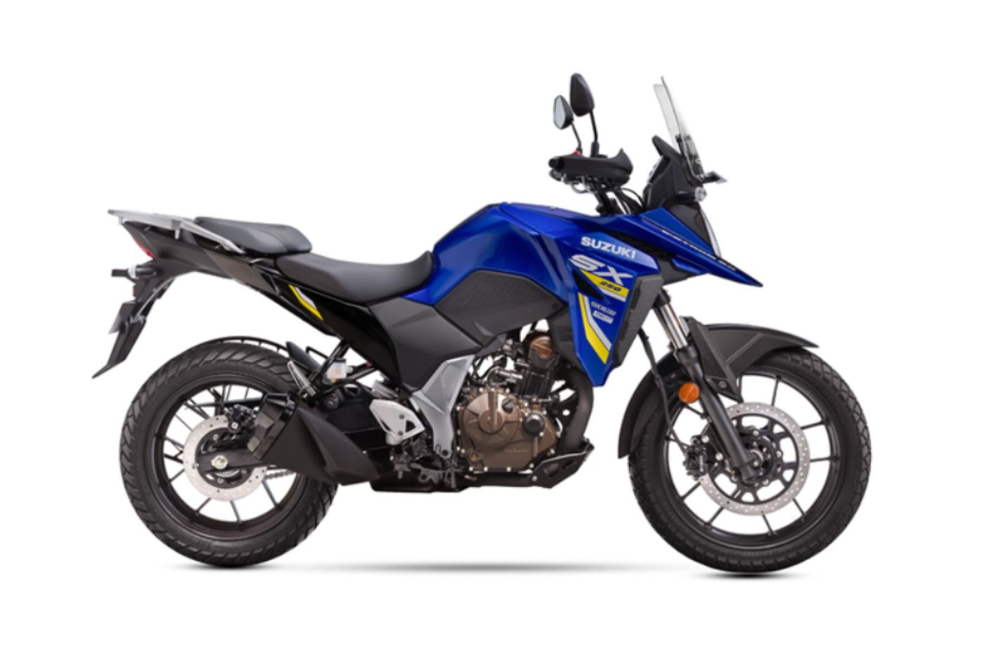 V-Strom SX 250 in Pearl Fresh Blue + Glass Sparkle Black