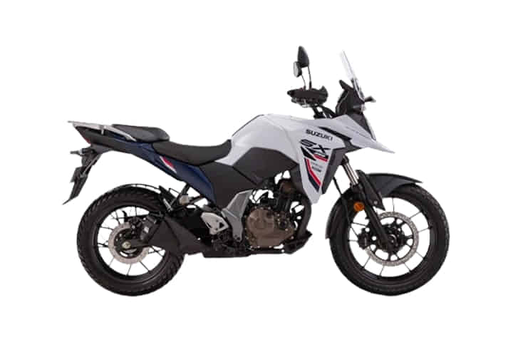Suzuki V-Strom SX 250 in Pearl Glacier White + Metallic Mat Stellar Blue