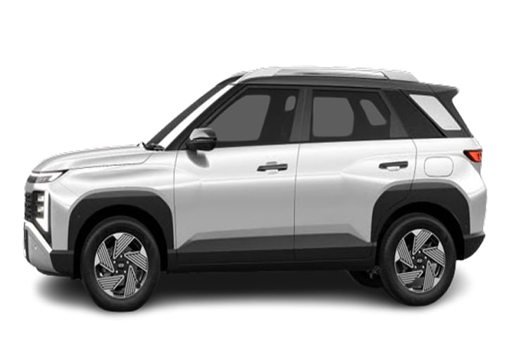 Atlas white with abyss black roof