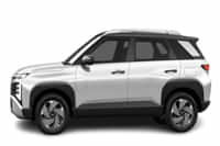 Hyundai Venue Atlas white with abyss black roof colour Hyundai Venue Atlas white with abyss black roof colour