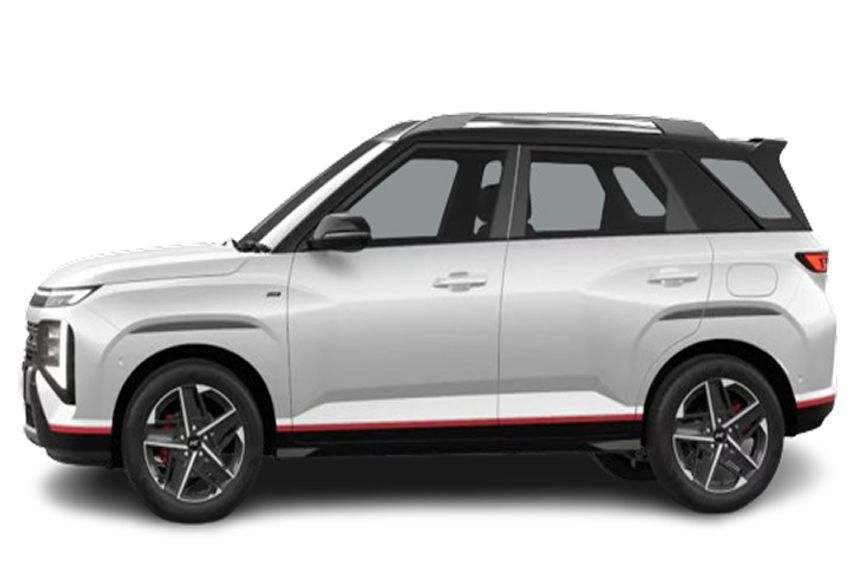 Hyundai Venue N Line in Atlas white with Titanium black roof