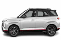 Hyundai Venue N Line Atlas white with abyss black roof colour Cars