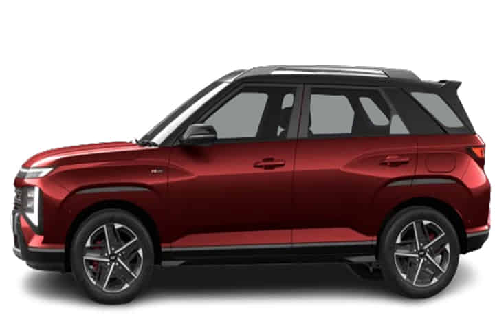 Venue N Line in Dragon red with abyss black roof Venue N Line in Dragon red with abyss black roof