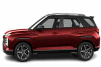 Hyundai Venue N Line Dragon red with abyss black roof colour Cars