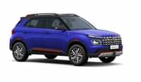 Hyundai Venue N Line Thunder blue with Abyss Black colour Cars