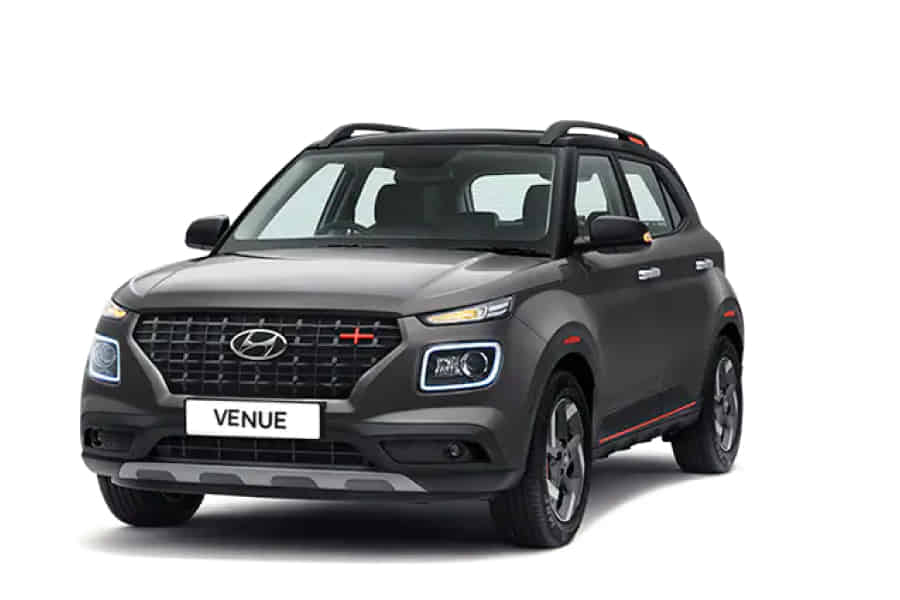 Hyundai Venue 2019-2022 in Titan Grey,Phantom Black Roof