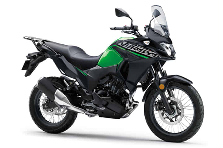 Kawasaki Versys-X 300 in CANDY LIME GREEN/METALLIC FLAT SPARK BLACK
