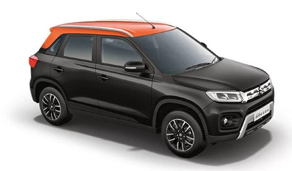 Vitara Brezza 2020-2022 in Granite Grey With Autumn Orange Roof Vitara Brezza 2020-2022 in Granite Grey With Autumn Orange Roof