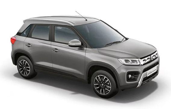 Vitara Brezza 2020-2022 in Premium Silver Vitara Brezza 2020-2022 in Premium Silver