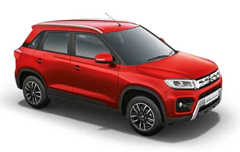 Vitara Brezza 2020-2022 undefined in  Sizzling Red