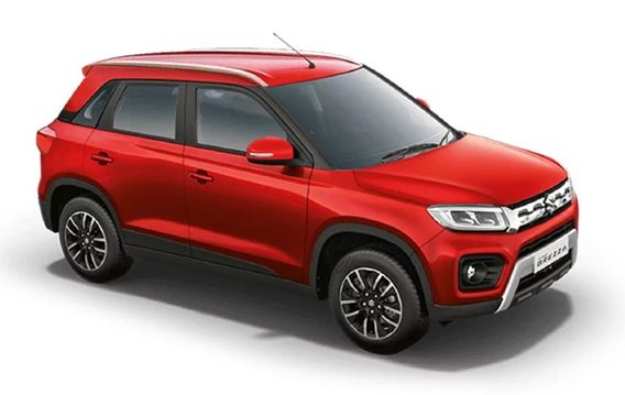 Vitara Brezza 2020-2022 in Sizzling Red Vitara Brezza 2020-2022 in Sizzling Red