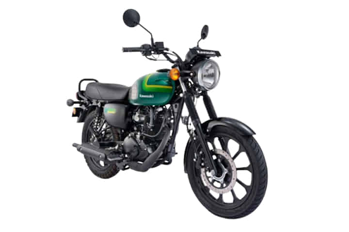 Kawasaki W175 in CANDY EMERALD GREEN