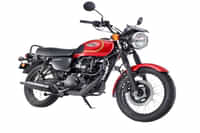 Kawasaki W175 CANDY PERSIMMON RED colour  Kawasaki W175 CANDY PERSIMMON RED colour