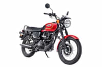 Kawasaki W175 CANDY PERSIMMON RED colour  Kawasaki W175 CANDY PERSIMMON RED colour