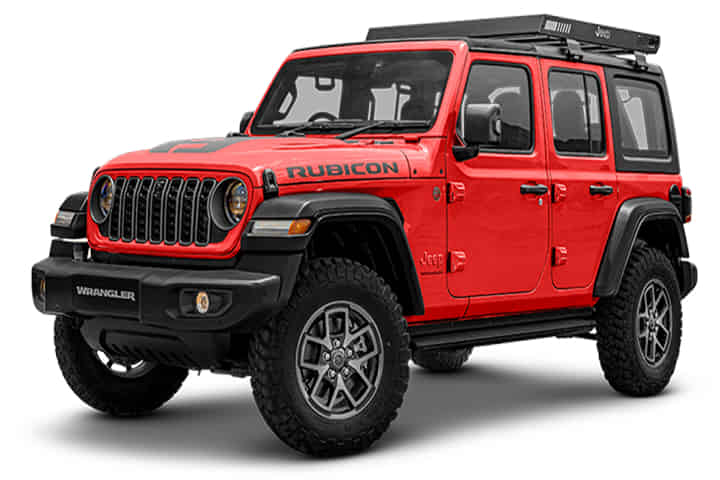 Wrangler in Firecracker Red 