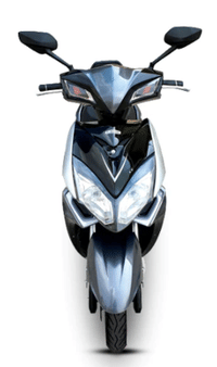 Komaki X2 Vogue Slate Silver colour Scooters Komaki X2 Vogue Slate Silver colour Scooters