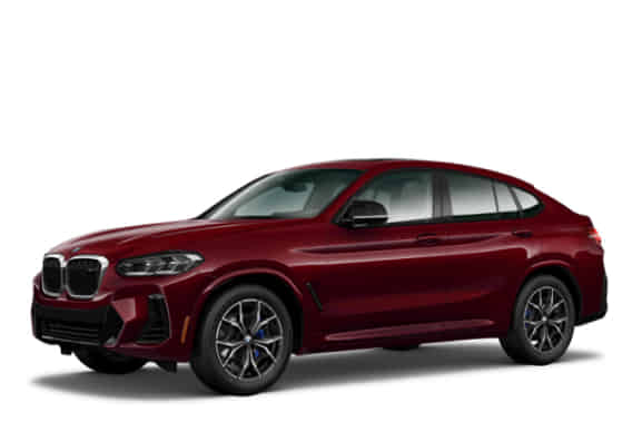 BMW X4 2023-2025 in Aventurin Red Metallic BMW X4 2023-2025 in Aventurin Red Metallic