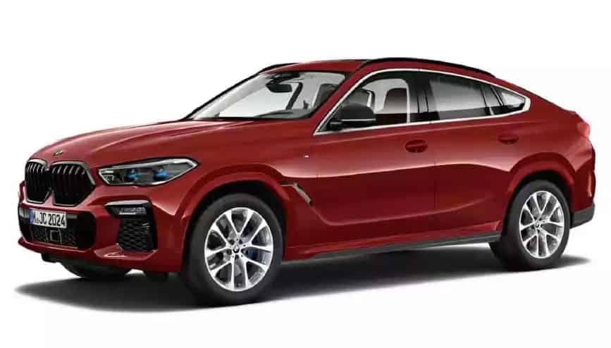 BMW X6 2020-2023 in Flamenco Red Brilliant Effect Metallic