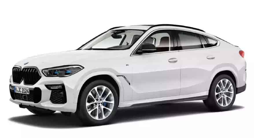 BMW X6 2020-2023 in Mineral White  Metallic