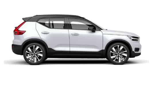 XC40 Recharge 2022-2023 in Crystal White