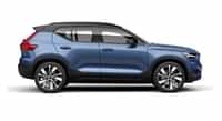 Volvo XC40 Recharge  2022-2023 Fjord Blue colour Cars