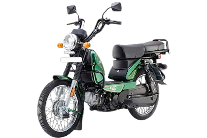 TVS XL 100 in Heavy Duty Green