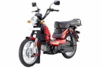 TVS XL 100  Heavy Duty i-Touch Start Red colour Scooters