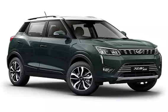 XUV 300 in Aqua Marine, Pearl White